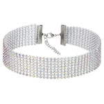 Crystal Rhinestone Choker Necklace -- For Women