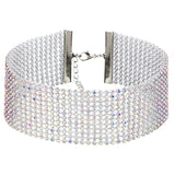 Crystal Rhinestone Choker Necklace -- For Women