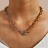 Fashion Asymmetric Lock Necklace -- For Women