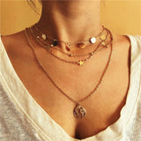 Fashion Asymmetric Lock Necklace -- For Women