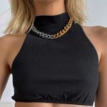 Fashion Asymmetric Lock Necklace -- For Women