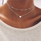 Fashion Asymmetric Lock Necklace -- For Women