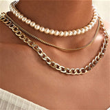 Fashion Asymmetric Lock Necklace -- For Women