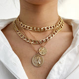 Fashion Asymmetric Lock Necklace -- For Women